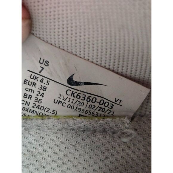 Nike Womens Renew Run CK6360-003 White Running Shoes Sneakers Size 7.0 - Picture 10 of 10